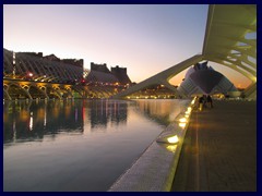 City of Arts and Sciences at sunset